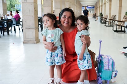 Valeria, Rosy Rivas e Isabel.