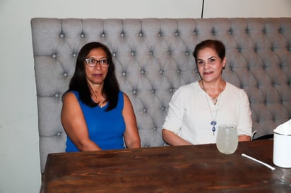 Lupita García y María de Lourdes Sandoval.