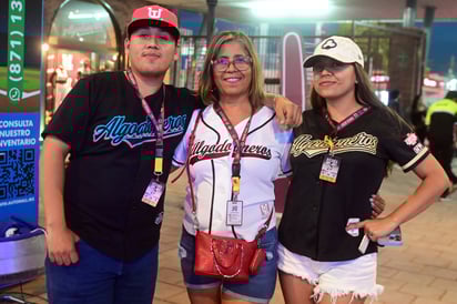 Javier, Daniela y Yolanda. 