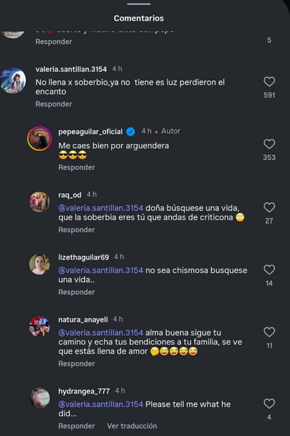 Pepe Aguilar no se quedó callado ante comentarios en sus redes.  [Especial]