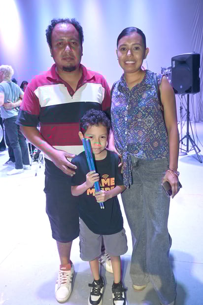 Sergio, Diego y Nohemí.