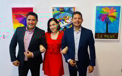 Guillermo García, Sagrario Medina y Mario Ernesto Marín.