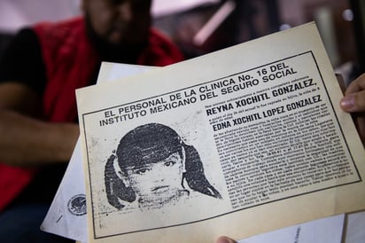 Recortes de la búsqueda de la pequeña Edna Xóchitl. 
EL SIGLO DE TORREÓN / Enrique Terrazas