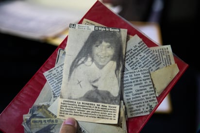 Recortes de la búsqueda de la pequeña Edna Xóchitl. 
EL SIGLO DE TORREÓN / Enrique Terrazas