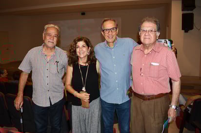 Miguel Aguilar, Lety Gustavo y Roberto Duarte.