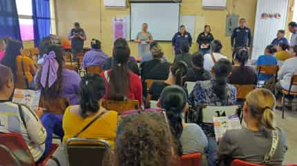 IMM Lerdo lleva charla a estudiantes de secundaria de Álvaro Obregón