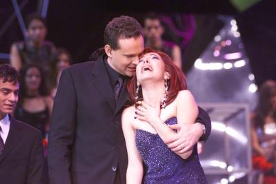 Al conocer su triunfo, Myriam se mostró muy emocionada