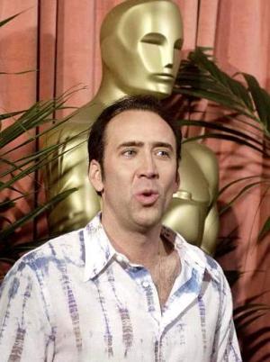 Nicolas Cage está nominado como mejor actor por su papel en 'Adaptation.'