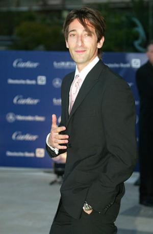 El ganador del oscar al mejor actor Adrain Brody fue uno de los invitados a  los Laureus World Sports Awards 2003.