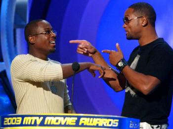 Martin Lawrence y Will Smith hicieron reir al público con su actuación