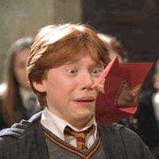 Ron  Weasley proviene de una familia de magos pelirrojos, el tiene 4 hermanos y una hermana, George, Fred,  Ginny y la madre de Ron son los únicos que aparecen en toda la historia, el resto de su familia se va incorporando poco a poco.