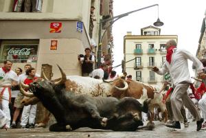 No hubo ningún herido en el recorrido de los 825 metros que separan el corral de la plaza de toros, informaron las autoridades.
