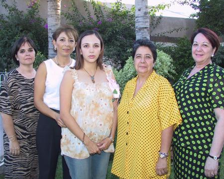 08 de agosto
 Vanesa Monfort de Ramón en la fiesta de canastilla que le ofrecieron Irma Ramón, Margarita Ramón, Sandra Ramón y Mayela López.