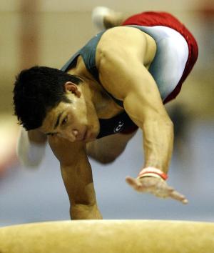 El gimnasta Julio Garcia tuvo una actuación aceptable durante el All-Around, pero no logró obtuvo ninguna medalla.
