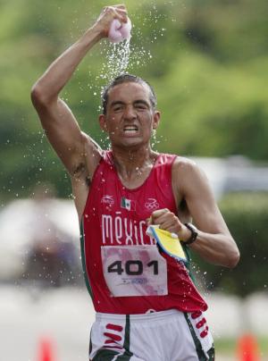 El mexicano Germán Sánchez ganó la medalla de oro en la prueba de 50 kilómteros caminata de los Juegos Panamericanos Santo Domingo 2003, al cubrir la distancia en 4:05:02 horas.