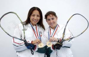 La pereja de raquetbol femenil integrada por Rosa Torres y Susana Acosta obtuvieron  la medalla de oro derrotando en la gran final a las estadounidenses en el Centro Olímpico *Juan Pablo Duarte*.