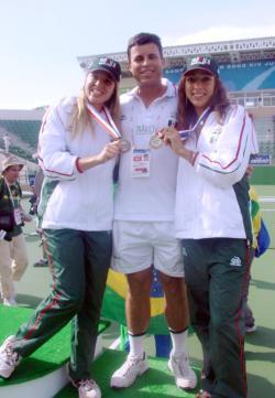 Las mexicanas Melissa Torres y Karin Palme recibieron la medalla de bronce en el torneo de tenis de dobles de los Juegos Panamericanos, que estaba dentro de lo pronosticado por el capitán del equipo femenino, Agustín Moreno.