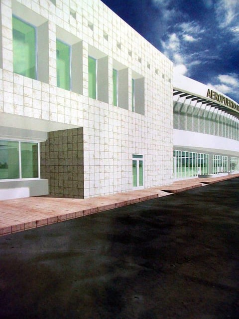 En la fachada principal, denominada también el lado tierra, la imagen del aeropuerto va a ser igual, armónica con el edificio antiguo, que es monumento histórico protegido por la nación y en la parte central tendrá un Torreón, para darle identidad al aeropuerto. 

En el lado aire,  la fachada es mucho más moderna, la cual tendrá todo lo que una aeronave necesita para estacionarse frente a un edificio terminal en cuestión de seguridad.