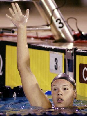 Mary Hill de los Estados Unidos obtuvo una medalla de oro en los 400 metros libre en natación.