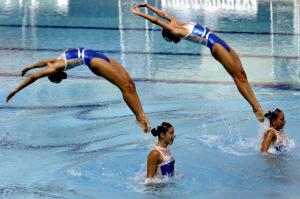 El equipo mexicano de nado sincronizado quedó en cuarto lugar en la ronda técnica con  44.166.