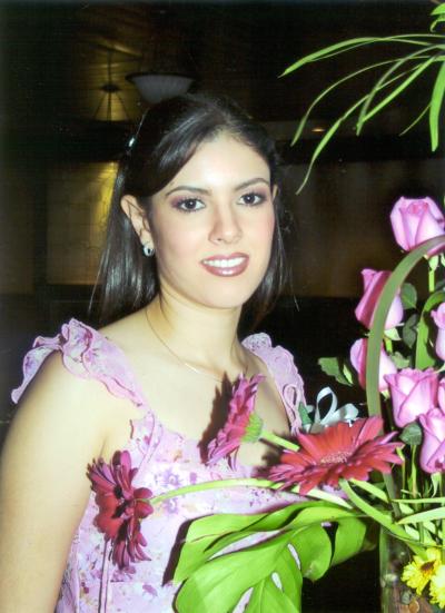 Lic. Sandra María Garibay Franco en su primera despedida de soltera, organizada por su mamá Sara Elena Franco de Garibay.