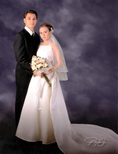 Sr. Luis Ernesto Vargas Mena y Srita. Lizeth Ríos Hernández el día de su enlace nupcial.

Estudio: Reyes G.