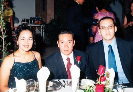 Siomara de la Rosa, Daniel Alvarado Onofre y Miguel Ángel Carrillo.