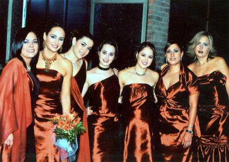 Lucy Trujillo Hernández de Caminiti, Regina Flores, Barby Rodríguez de Batarse, Jilma Ysaís, Violeta García y Vero Castañeda.