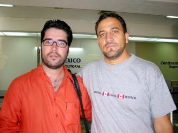 Los doctores Raúl Domínguez y Óscar Hernández se trasladaron a la ciudad de Acapulco en plan de trabajo.