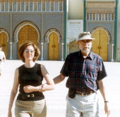 11 octubre 
Señores Martha Ávila de Dorado y Ángel Dorado Torres cuando visitaron el palacio real del Rey marroquí Mohamed VI en la ciudad de Fez.