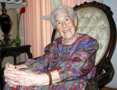 Doña Elvira González de Livas celebró su cumpleaños número 92.