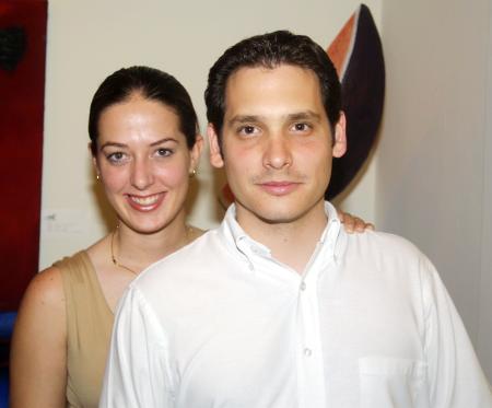 Claudia Mendiola y Severino González.