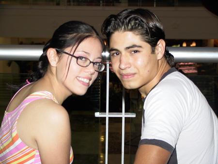 Gaby Montelongo y Dantte Martínez.