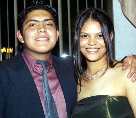 Diego Armando y Ana Karina.