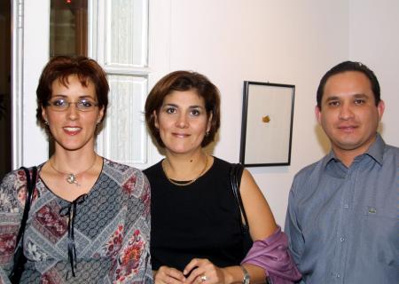 Margarita Corral, Mónica Borrego y Ricardo Berumen.