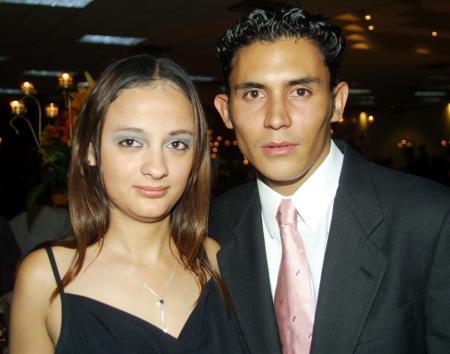 Paola Sánchez y Emmanuel Márquez.