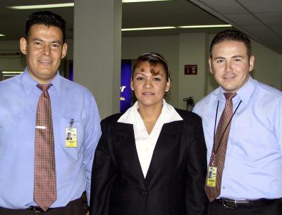 Daniel Antonio Lee, Ana Lorena Muñoz y Carlos Treviño.