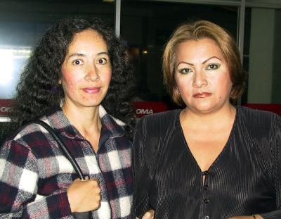  18 de noviembre 
Argelia Sierra y Yolanda Morán regresaron de la Ciudad de México.