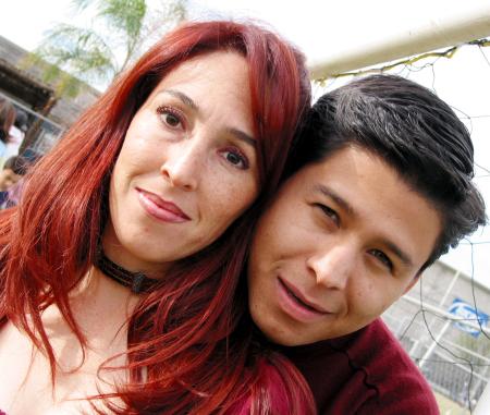 Alicia Reyes de González y Óscar González Delgado.
