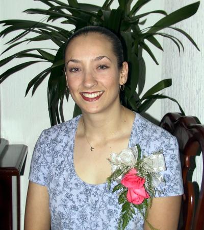 Gabriela García Ríos captada en la despedida de soltera por su próxima boda.