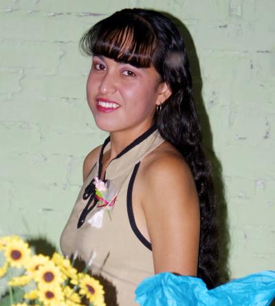 29 de noviembre 
Vanessa Ceniceros Rodríguez en la despedida de soltera que le ofrecieron por su próximo matrimonio con el señor Onésimo García.