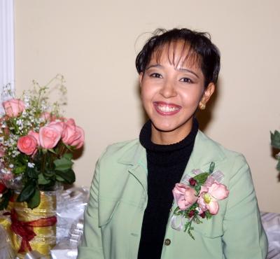 02 de diciembre 
Nancy Patricia Silva Rodríguez captada en la despedida de soltera que le ofrecieron por su cercano matrimonio.
