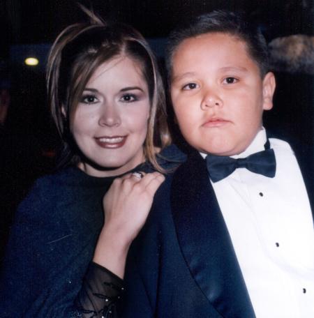 14 de diciembre 
Martha Elena y Andrés Piña Álvarez captados en la recepción de sus abuelitos.