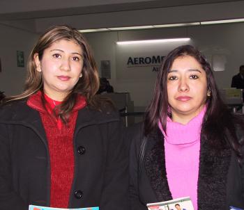 laudia y Liliana Godinez viajaron a México a recibir el Año Nuevo.