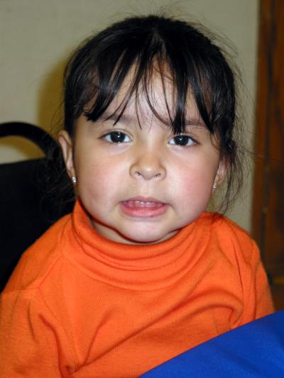 Stephy Neave Moreno en un convivio infantil.