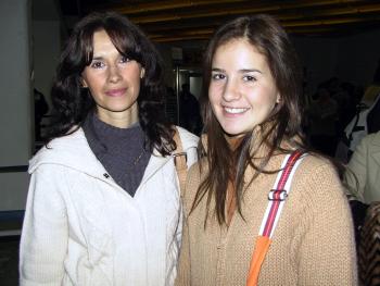 Mariana Peña y Magda Cater viajaron a la capital para visitar a sus familiares.