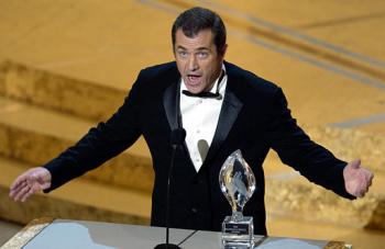 Mel Gibson fue elegido una vez más como el 'actor favorito de EU'.