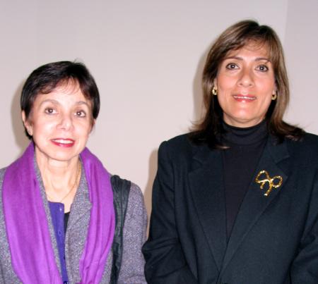 Irma Gómez y Dora de González.