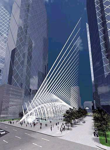 El centro de transportes enlazará por tren el sur de Manhattan con el vecino estado de Nueva Jersey y tendrá conexiones con catorce líneas de metro, con los servicios de ferry que cruzan el río Hudson y quizás con un próximo enlace ferroviario directo con el aeropuerto de J.F.Kennedy.