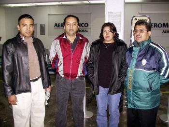Gustavo Campos, Gerardo Bárcena, María de la Luz y Reynaldo Morales viajaron a Puerto Vallarta.